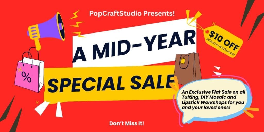 $10 OFF on Selective Workshops! Check it out now!